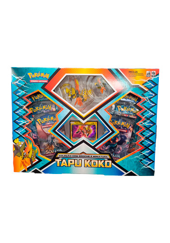 Box Coleção com Broche e Miniatura - Tapu Koko