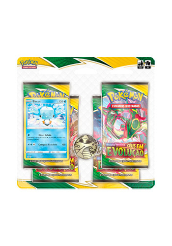 Blister Gigante de Parceiros Iniciais - Pikachu e das regiões - Galar -  Alola - Kalos - Unova - Pokémon TCG - Oficial Copag