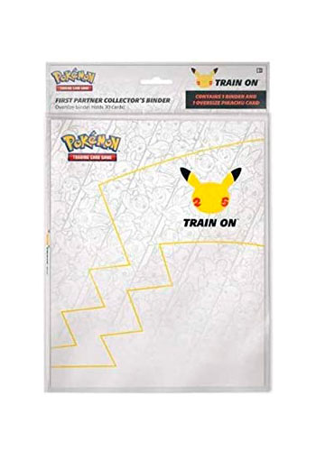 Box Coleção Dourada Pokemon 25 Anos Pikachu V Pokebola Com Cartas