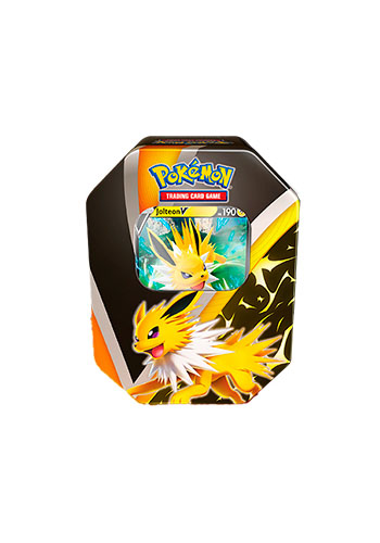 Lata Pokémon TCG - Evolução Eevee - Flareon V - Copag - superlegalbrinquedos