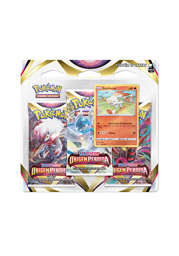 Blister Triplo Pokémon Espada e Escudo 13: Realeza Absoluta - Cinderace