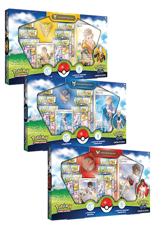 Box Coleção Especial - Pokémon GO - Equipe - Três Boxes