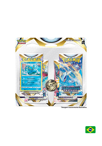 Blister Triplo Pokémon Espada e Escudo 13: Realeza Absoluta - Rillaboom