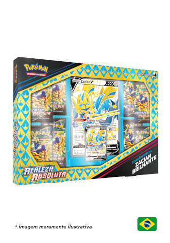 PT-BR) Box Coleção Premium - Realeza Absoluta - Zacian Brilhante
