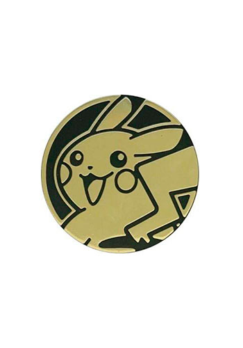 Moedas Liga Pokémon - Fundo Branco - Fundo Preto