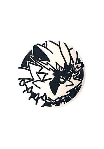 Moedas Liga Pokémon - Fundo Branco - Fundo Preto