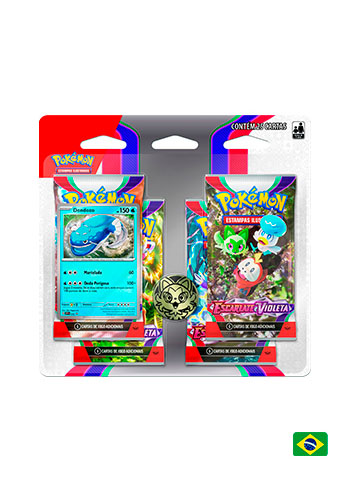 PT/BR) Blister Triplo Escarlate e Violeta 3.5 - 151 - Bulbasaur