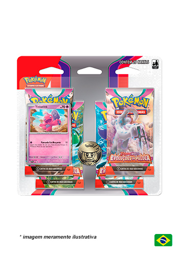 Blister Triplo Pokémon Escarlate e Violeta 2 - Evoluções em Paldea