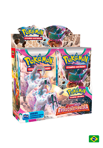 Jogo de Cartas Pokémon - Blister Triplo - EV - Evoluções em Paldea