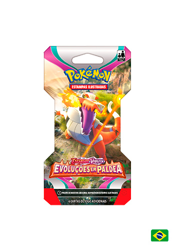 Blister Triplo Pokémon Escarlate e Violeta 2 - Evoluções em Paldea