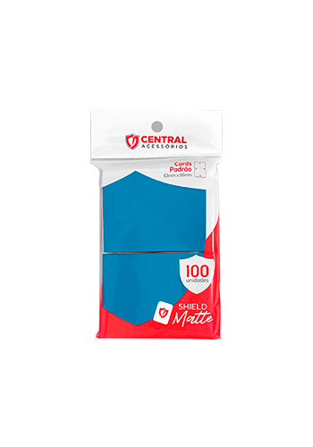 Shield Central Matte - Padrão - Azul (100 Unidades)