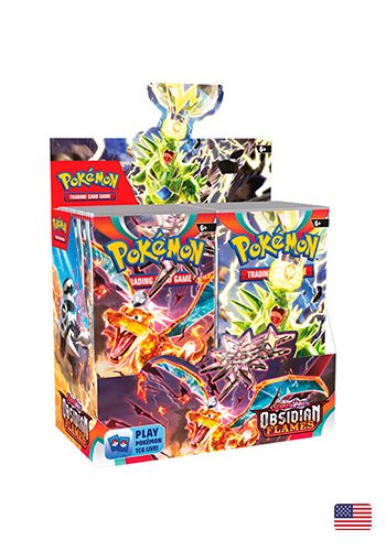 Pokémon Box Treinador Avançado Obsidiana Em Chamas - Copag