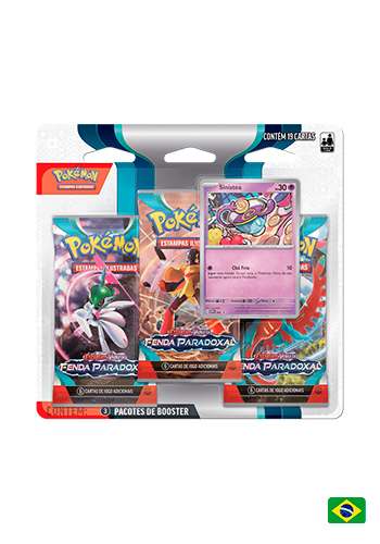 Blister Triplo Pokémon Escarlate e Violeta 2 - Evoluções em Paldea -  Growlithe