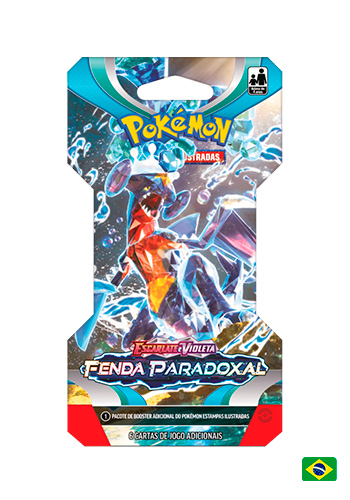 Blister Unitário Escarlate e Violeta COPAG Original Pacote 6 Cartas Pokémon  TCG Booster