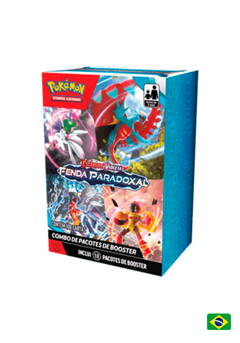 Box Booster Pokémon Copag Escarlate e Violeta 36 Pacotes