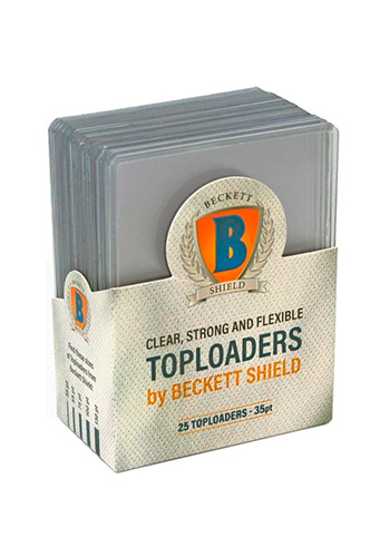 Beckett Shield - Top Loader Translúcido 35pt (25 unidades)
