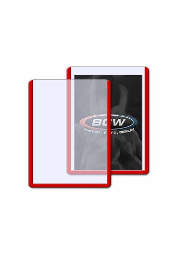 BCW - Top Loader - Borda Vermelha (1 unidade)