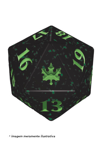 Contador de Vida - Spindown D20 - Bloomburrow - Verde