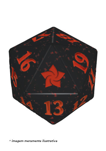 Contador de Vida - Spindown D20 - Foundations - Vermelho