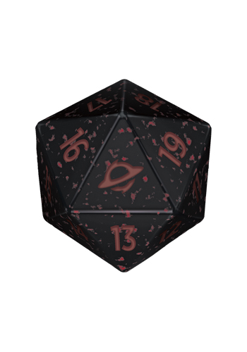 Contador de Vida - Spindown D20 - Edge of Eternities- Vermelho
