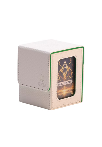 Commander Deckbox GEM - Branco & Verde