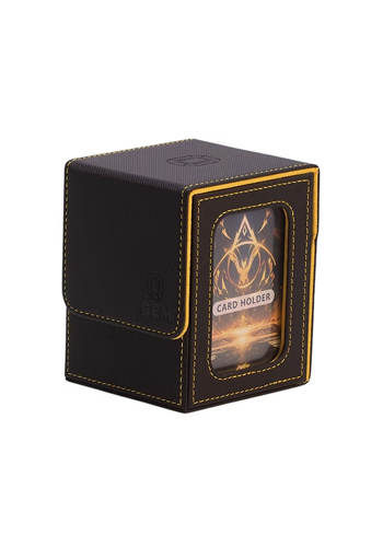 Commander Deckbox GEM - Preto & Amarelo