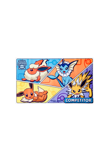 EUIC 2023 プレイマット Playmat Play! Pokémon - EUIC 2023 Competitor - Eeveelutions