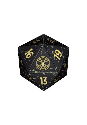 Contador de Vida - Spindown D20 - Marvel's Spider-Man - Branco (Amarelo)