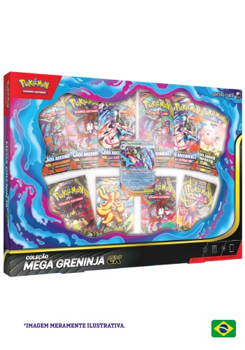 PT-BR) Box Coleção - Mega Greninja ex | ROTA 151 TCG